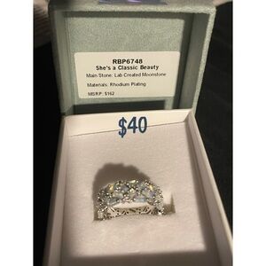 She's a Classic Beauty Moonstone Ring